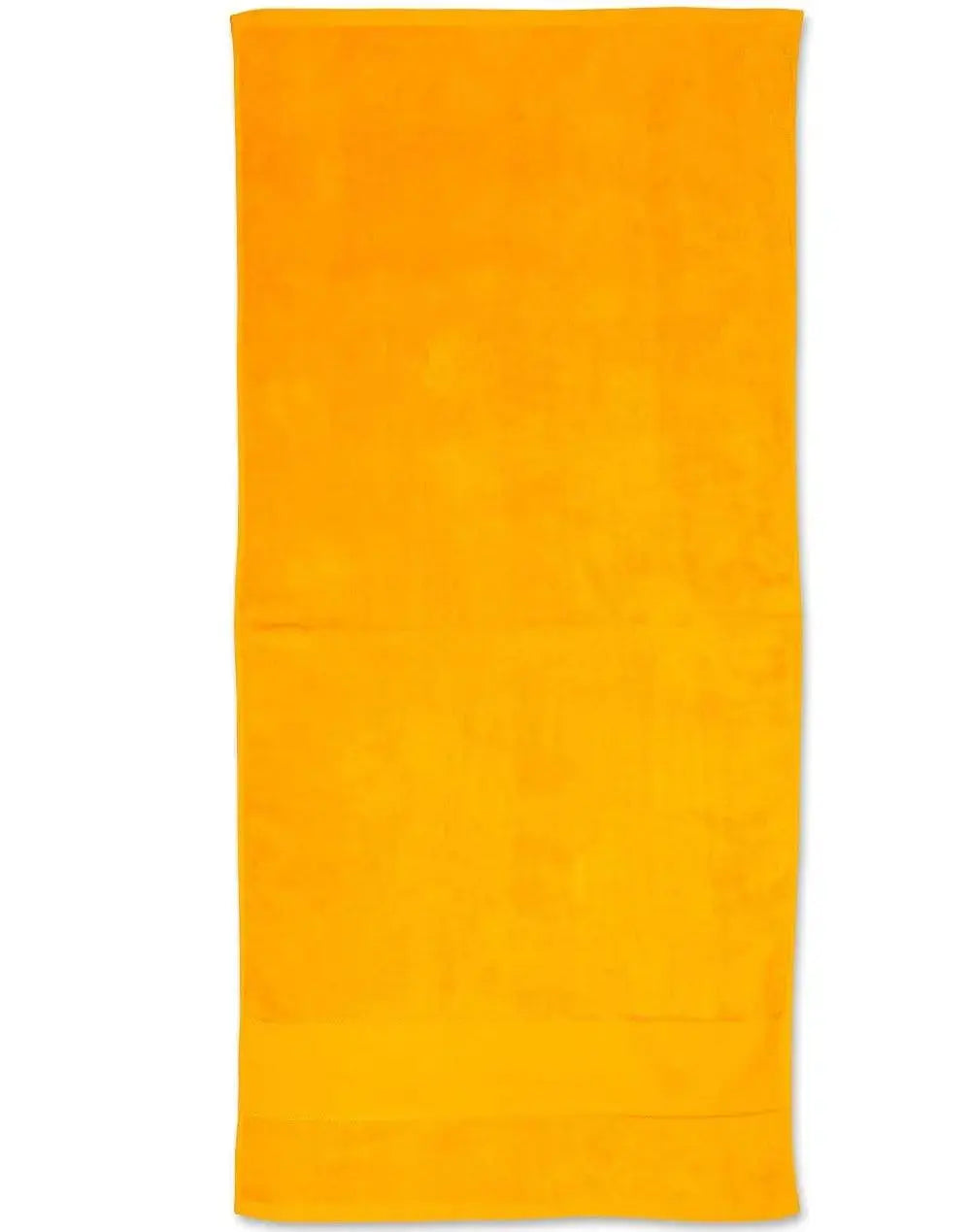 Terry Velour Beach Towel TW04A Work Wear Australian Industrial Wear 75cm x 150cm Gold